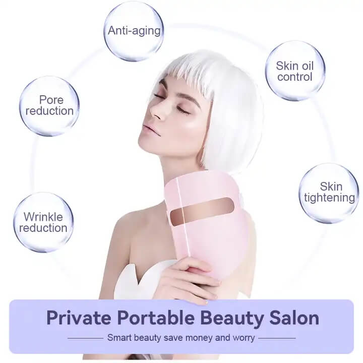 SKB-1818P La terapia luminosa colorata senza fili di cura di bellezza ha condotto la maschera di terapia facciale 