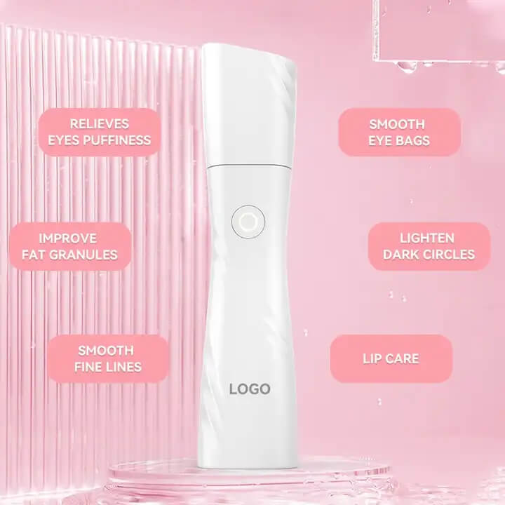 SKB-1807 Elettrico Riscaldato Vibrante Anti Wrinkle Pen Eye Beauty Pen Compress Hot Eye Massager 